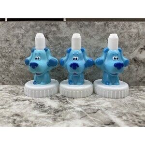 Good 2 Grow Juice Topper - Blue's Clues Blue Puppy  Puppy Set Of 3